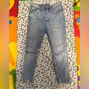 H&M Divided Ripped Jeans Size Eu36 US4P